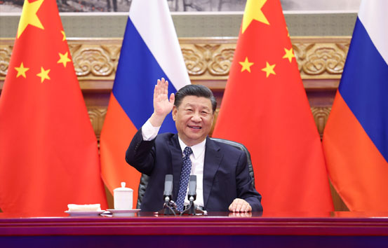 習近平同俄羅斯總統(tǒng)普京共同見證中俄核能合作項目開工儀式
