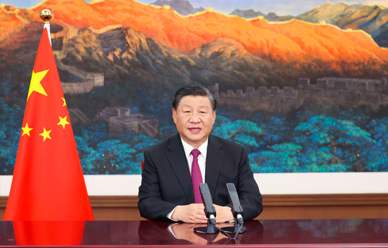 習(xí)近平在2021年中國(guó)國(guó)際服務(wù)貿(mào)易交易會(huì)全球服務(wù)貿(mào)易峰會(huì)上發(fā)表視頻致辭